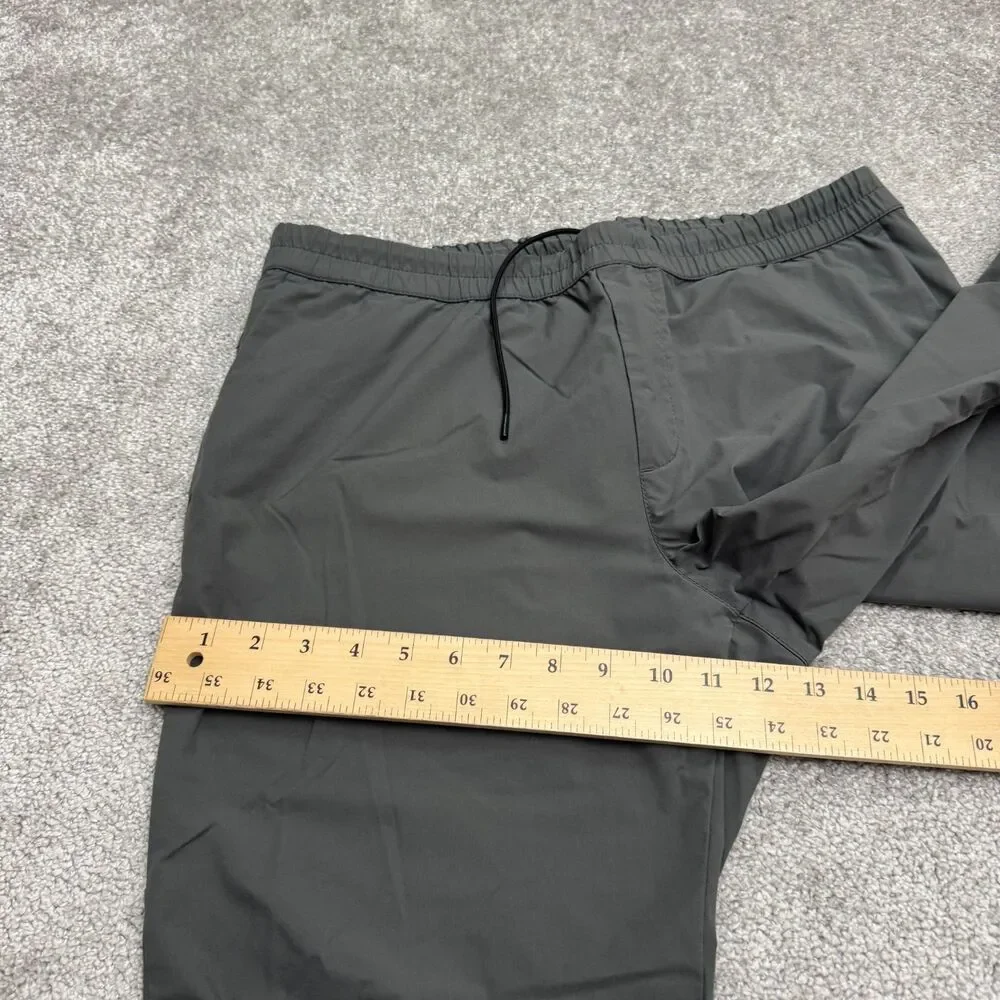 Banana Republic Slim Solotex Performance Stretch Jogger Pants Mens L Steel Grey